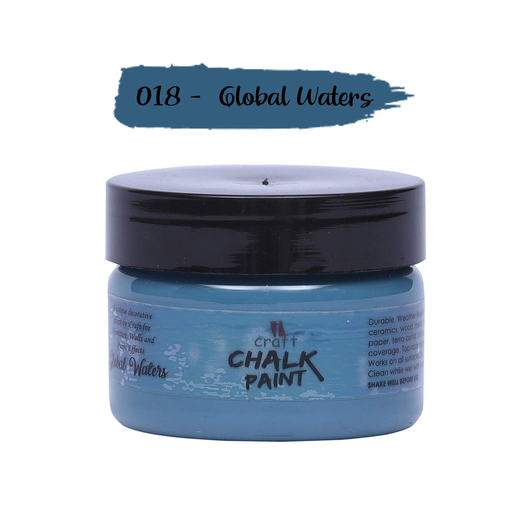 ICRAFT PAINT GLOBAL WATERS  50ml