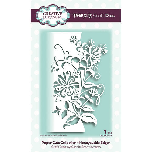 CREATIVE EXPRESSIONS Dies Paper Cuts Collection - Honeysuckle Edger