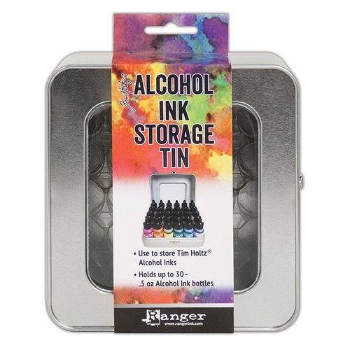 Alcohol Ink  - Storage Tin - (Holds 30 Bottles)- Ranger
