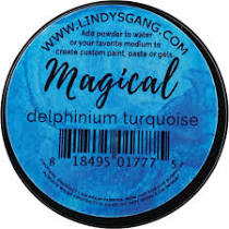 LINDY'S Magical Pigment Powder - Deiphinium Turquoise