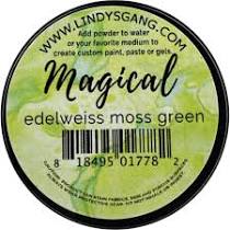 LINDY'S Magical Pigment Powder -Edelweiss Moss Green