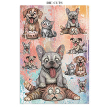 Load image into Gallery viewer, STAMPERIA JUNK JOURNAL FURRY FRIENDS 2   FOCUS POINTS SBJK512
