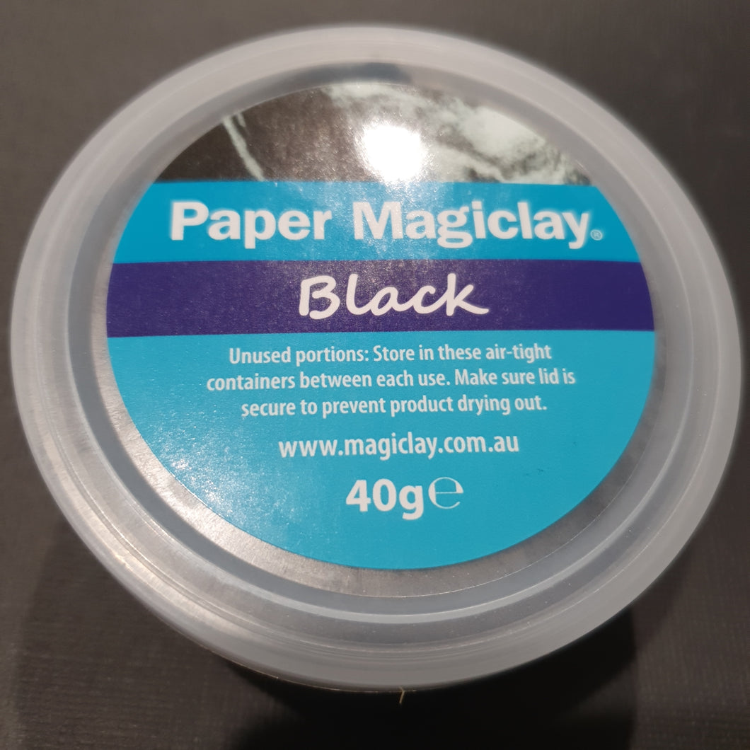 PAPER MAGICLAY BLACK 40GM