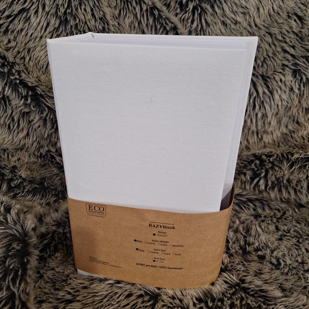 WHITE LINEN BLANK ALBUM  125 X 215