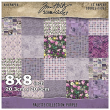 Load image into Gallery viewer, TIM HOLTZ PALETTE COLLECTION 8" X 8" PAPERPACK PURPLE
