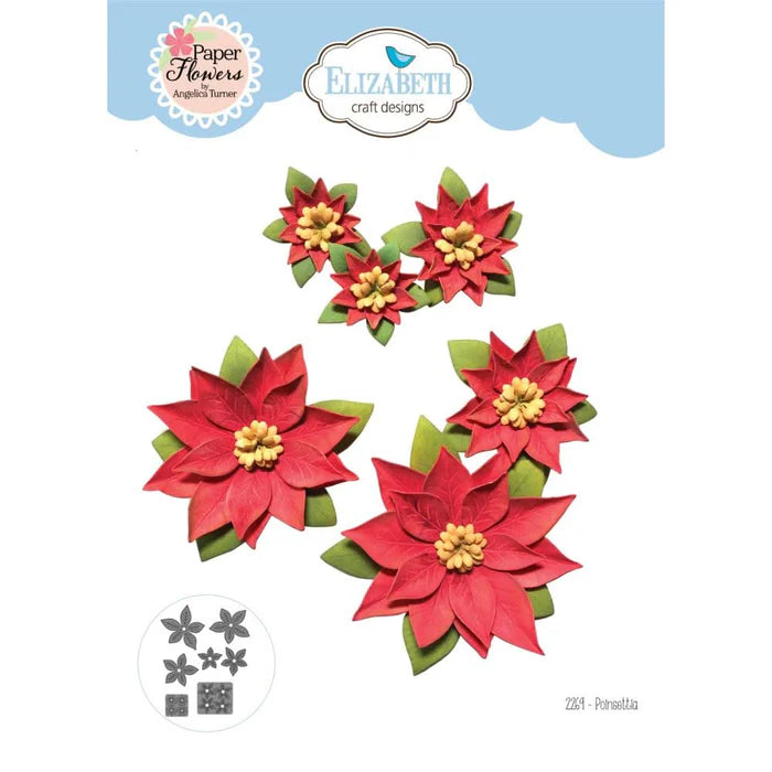 ELIZABETH CRAFT POINSETTIA DIE 2269