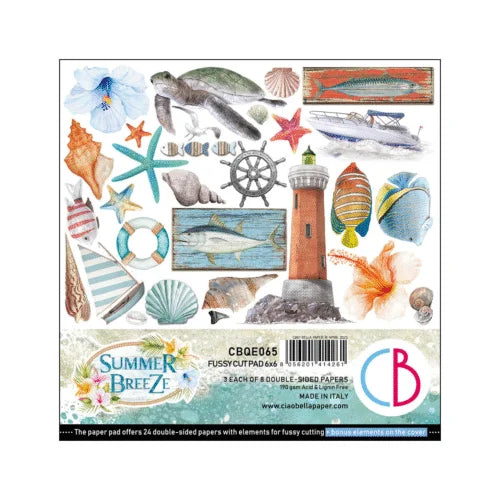 CIAO BELLA  SUMMER BREEZE  FUSSY CUT  PAD CBOE065