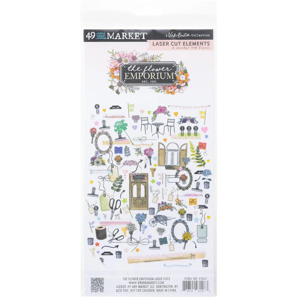 49 7 MARKET THE FLOWER EMPORIUM LASER CUT ELEMENTS 31263