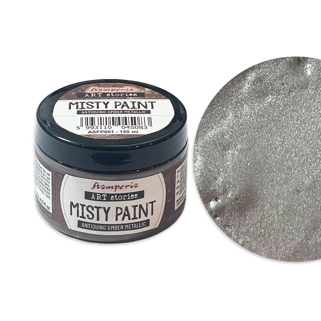 STAMPERIA MISTY PAINT METALLIC  ANTIQUING UMBER  ASFP001