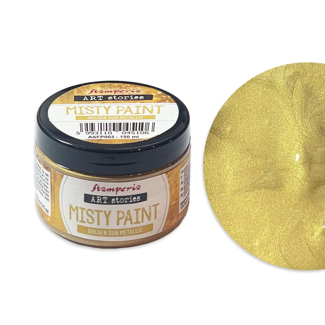 STAMPERIA MISTY PAINT METALLIC  GOLDEN SUN ASFP003