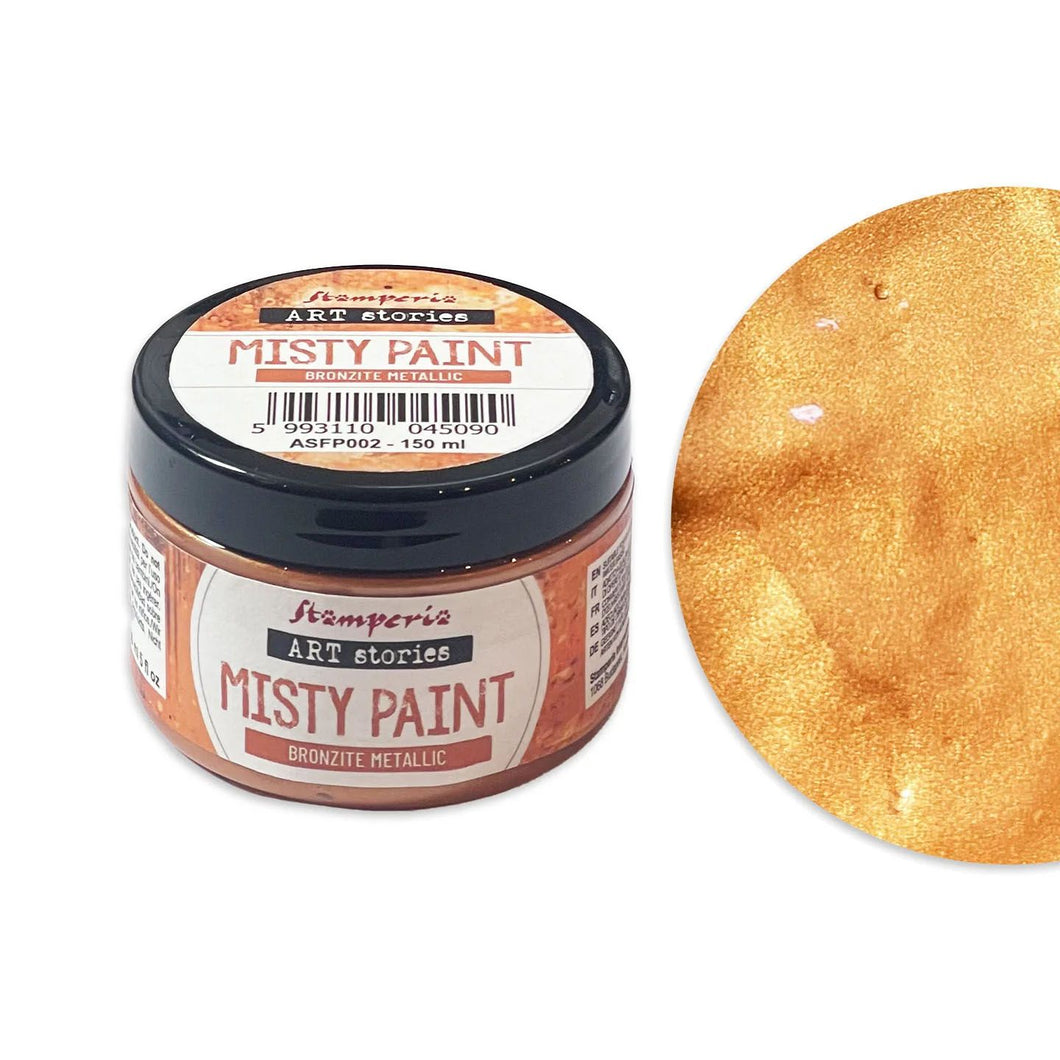 STAMPERIA MISTY PAINT METALLIC   BRONZITE ASFP002