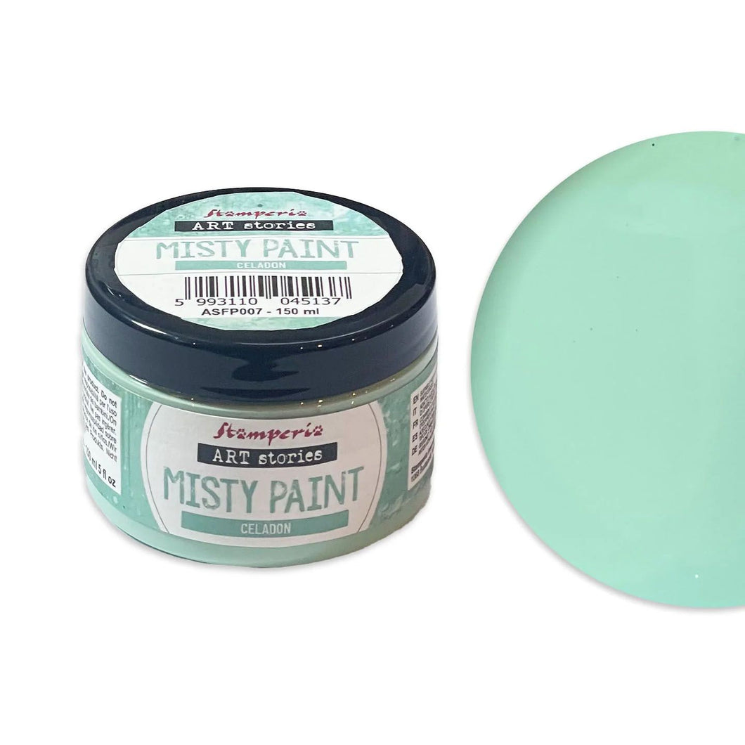 STAMPERIA MISTY PAINT CELADON 150ML ASFP007