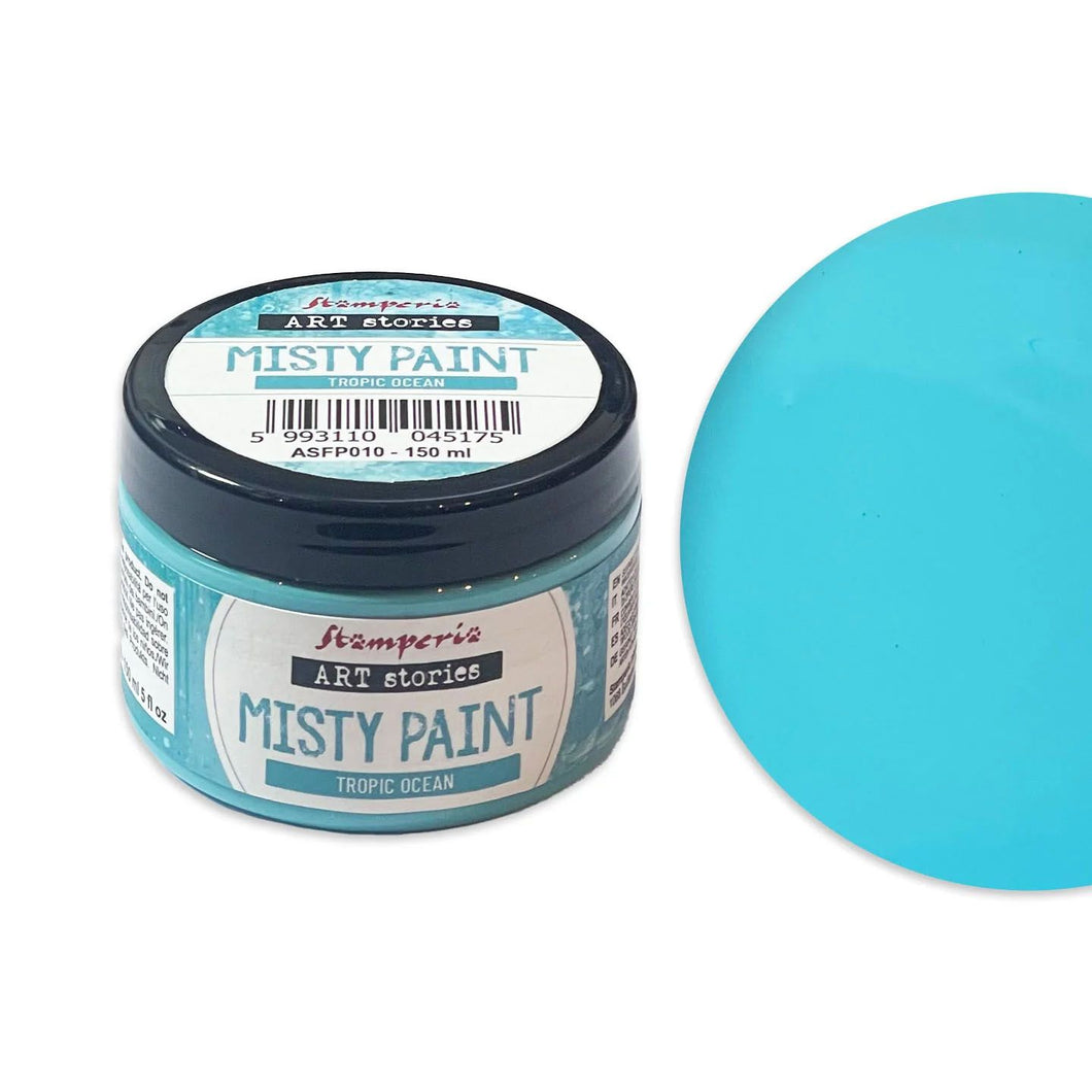 STAMPERIA MISTY PAINT TROPIC OCEAN  150ML ASFP0010