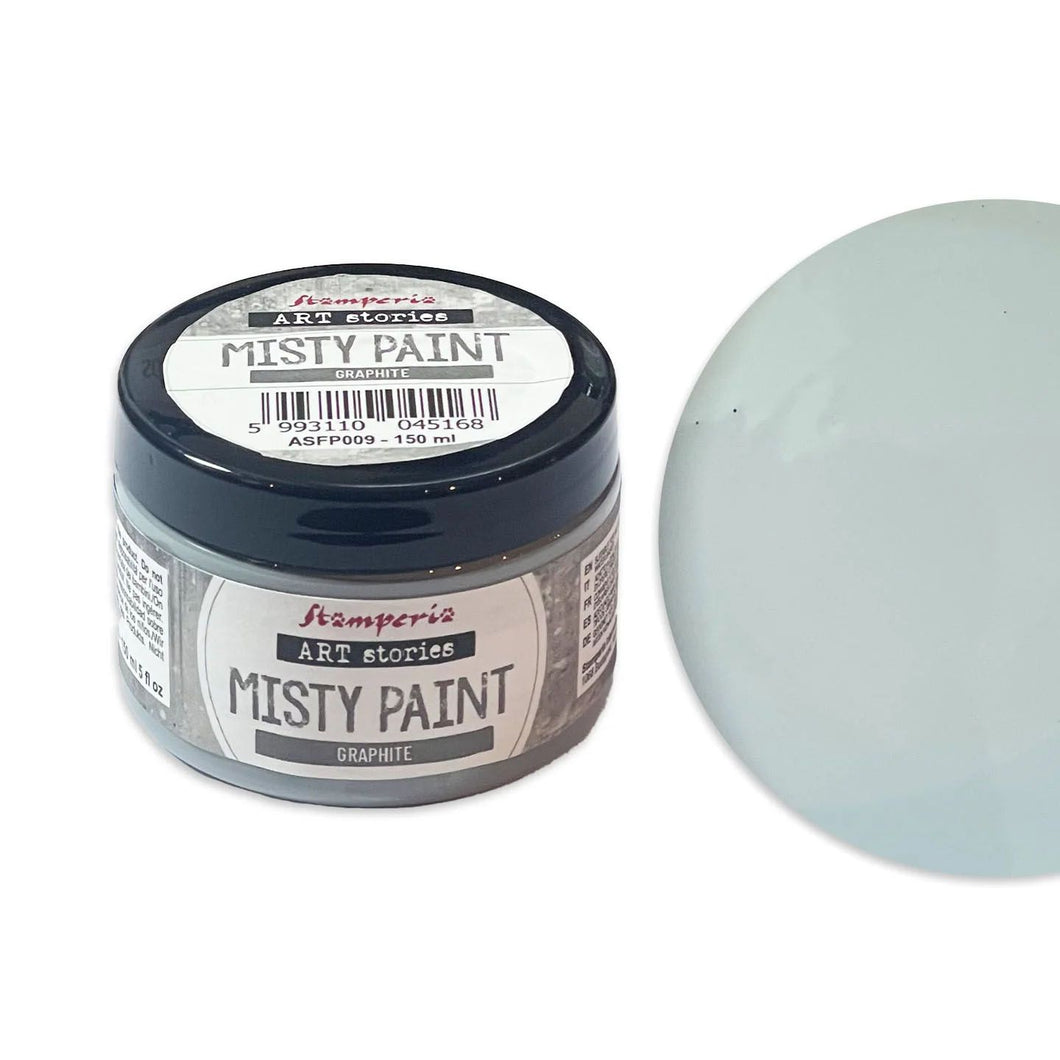 STAMPERIA MISTY PAINT GRAPHITE 150ML ASFP009
