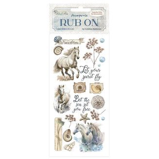 STAMPERIA  - SILENT SEA   RUB-ON  DFLRB156