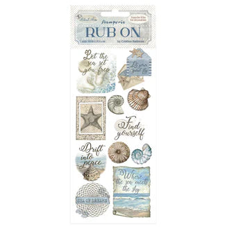 STAMPERIA  - SILENT SEA   RUB-ON  DFLRB158