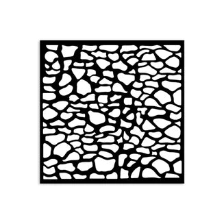 STAMPERIA STENCIL SILENT SEA 12CM X 12CM KSTDS45