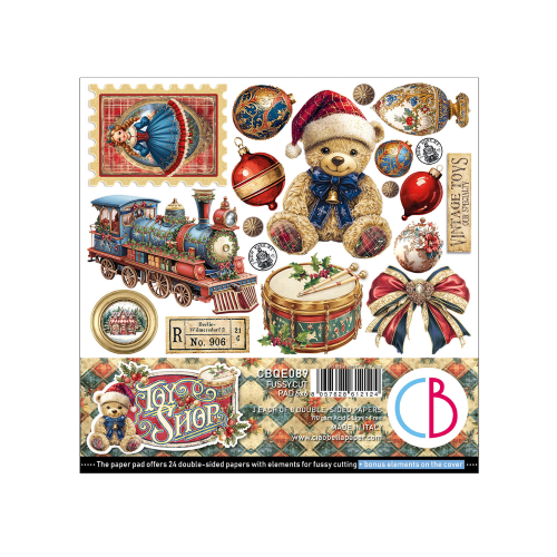 CIAO BELLA TOY SHOP  FUSSY CUT  PAD CBQE089