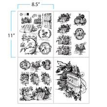 Load image into Gallery viewer, PRIMA INFUSIBLE PRINTS COLLAGED LIBRARY
