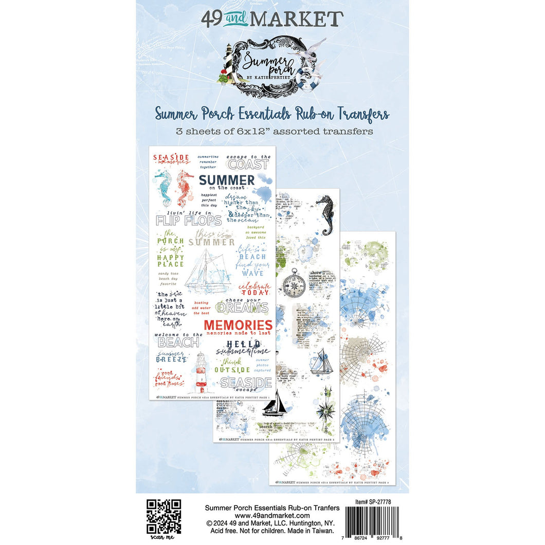 49 & MARKET SUMMER PORCH ESSENTAILS RUB-ON 27778