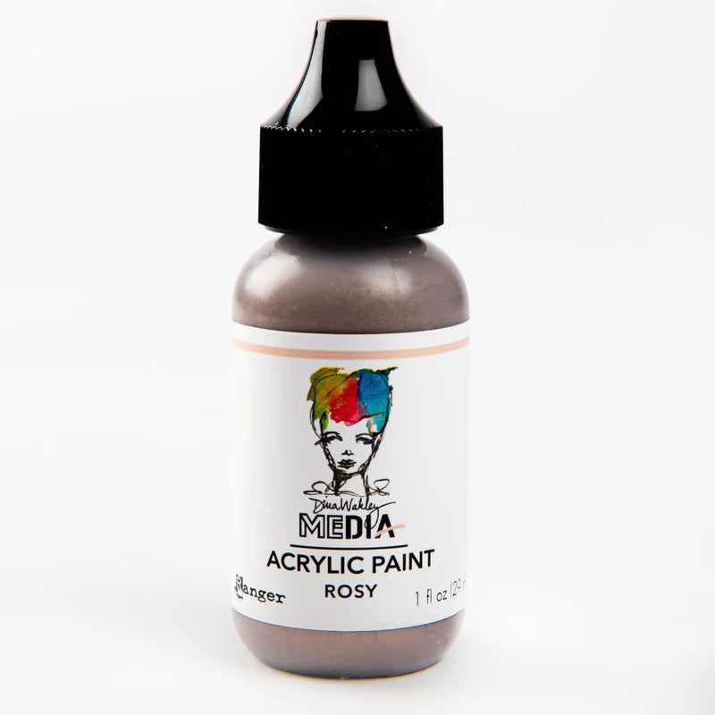 SALE DINA WAKELY ACRYLIC PAINT 1fl oz ROSY