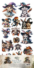 Load image into Gallery viewer, ALCHEMY OF ART  TRICK OR TREAT HAPPY HALLOWEEN CUTOUT SHEETS TTTHH10

