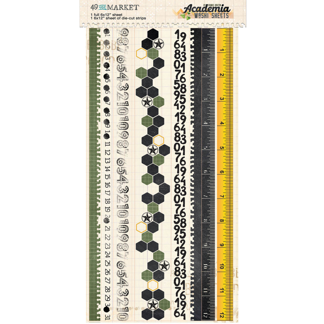 49 & MARKET ACADEMIA WASHI SHEETS