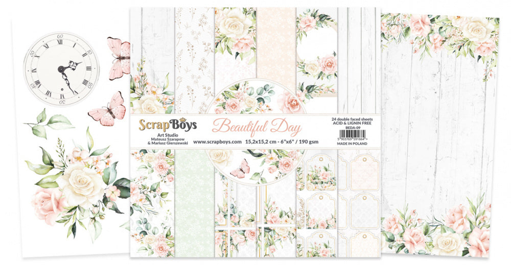 SCRAPBOYS -6x6 BEAUTIFUL DAY BEDA09