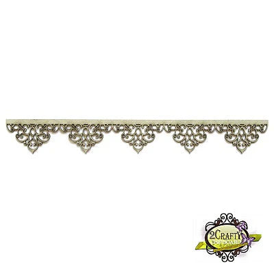 2CRAFTY CHIPBOARD DELICATE LACE BORDER