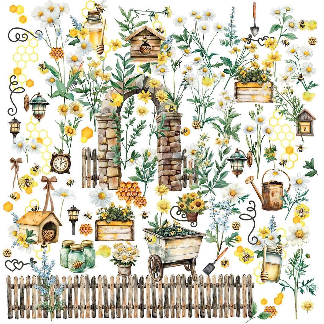 49 & MARKET BOTANICAL BUZZ LASER CUT ELEMENTS 32390