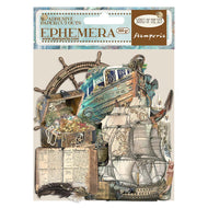 STAMPERIA   Adhesive Ephemera paper cut outs - SONGS OF THE SEA DFLCT30