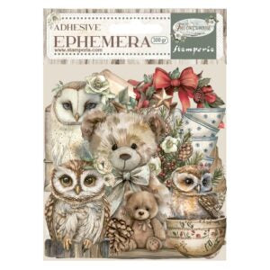 STAMPERIA   ADHESIVE EPHEMERA CUT OUTS -THE OWL HOUSE DFLCT67