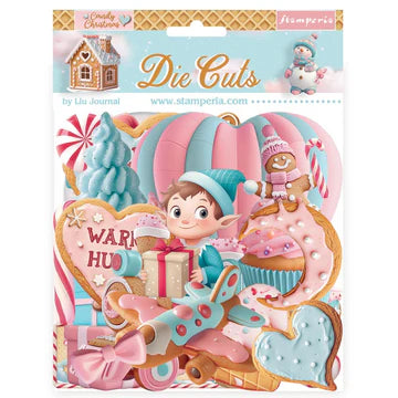 STAMPERIA DIE CUTS-  CANDY CHRISTMAS DFLDC118
