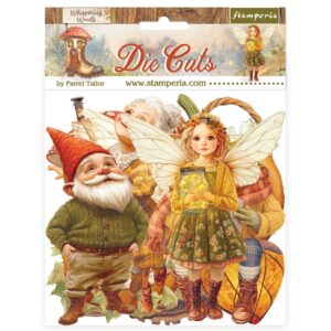 STAMPERIA DIE CUTS-  WHISPERING WOODS  DFLDC120