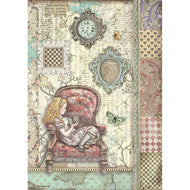 STAMPERIA  A4 Rice Paper - ALICE    DFSA4765