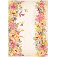 STAMPERIA  A4 Rice Paper - WOODLAND    DFSA4818