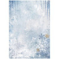 STAMPERIA  DEWDROPS A4 RICE PAPER   DFSA4972