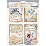 STAMPERIA DEWDROPS A4 RICE PAPER SELECTION DFSA4XDD