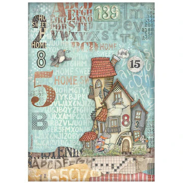 STAMPERIA FURRY FRIENDS   A4 RICE PAPER   DFSA1065