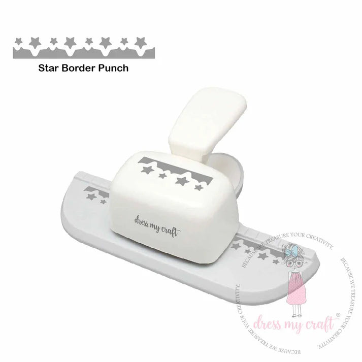 DRESS MY CRAFT STAR BORDER PUNCH DMCT5208