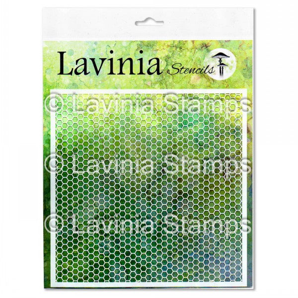 LAVINIA  STENCIL ST043 HONEYCOMB