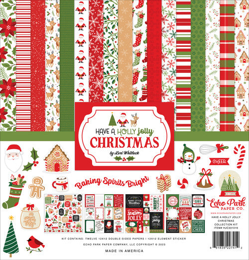 ECHO PARK HAVE A HOLLY JOLLY CHRISTMAS  12 X 12 PAPERPACK HJC3310016
