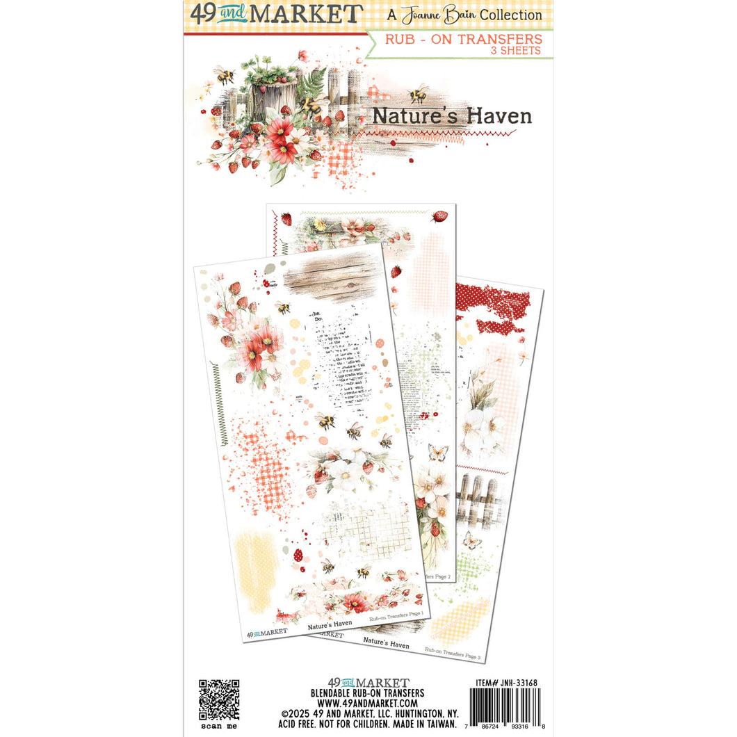 49 & MARKET NATURES HAVEN RUB-ON TRANSFERS 33168