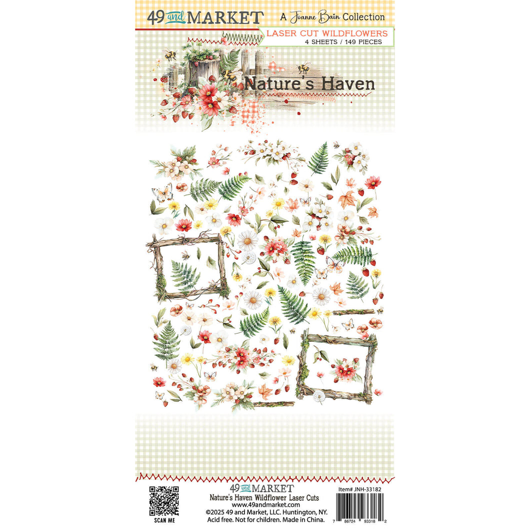49 & MARKET NATURES HAVEN LASER CUT WILDFLOWERS 33182
