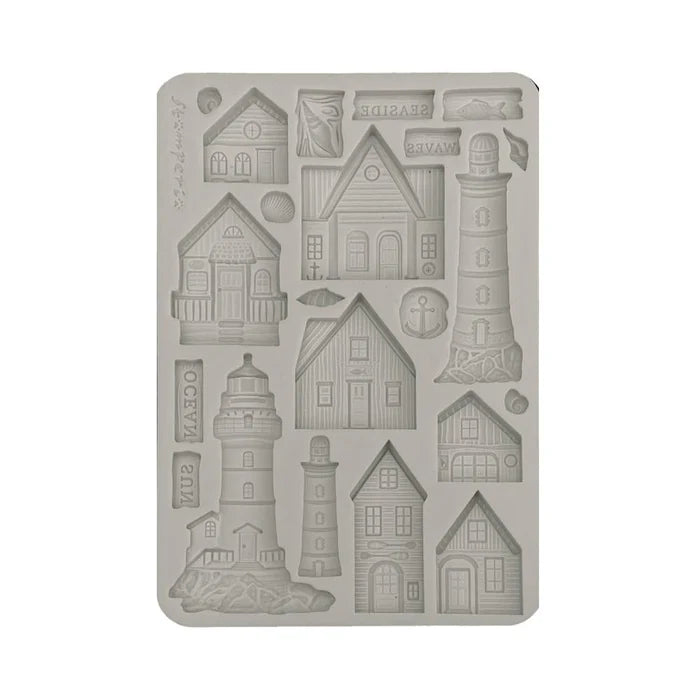 STAMPERIA  SILENT SEA  SILICONE MOULD 14.8 X 21CM KACMA577