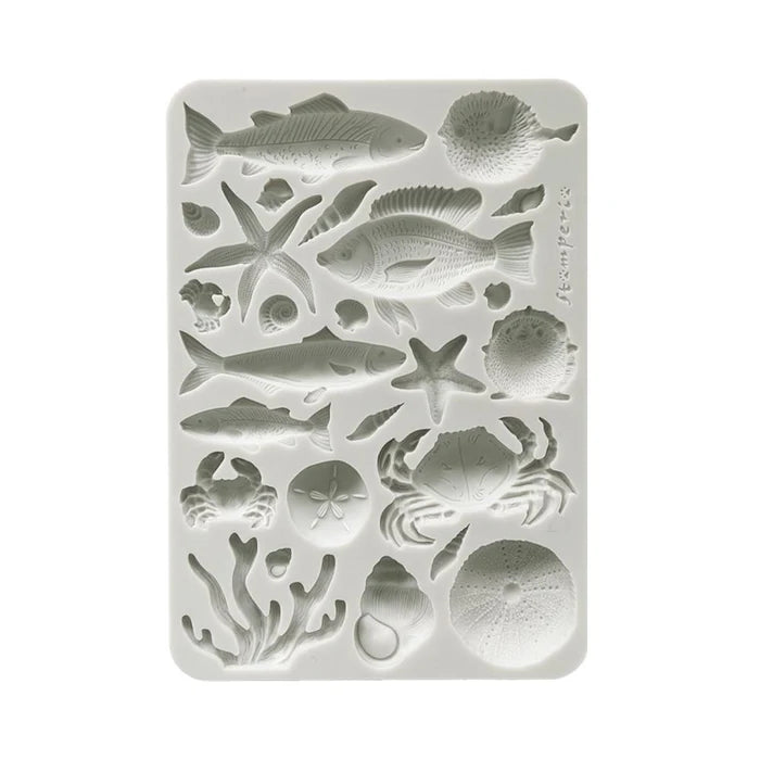 STAMPERIA  SILENT SEA  SILICONE MOULD 14.8 X 21CM KACMA578