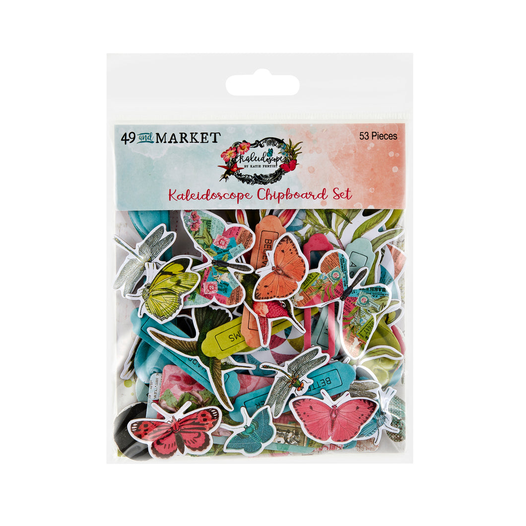 49 & MARKET KALEIDOSCOPE CHIPBOARD SET 27266