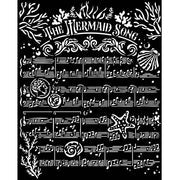 Stamperia  Stencil  SONGS OF THE SEA THE MERMAID SONG KSTD143