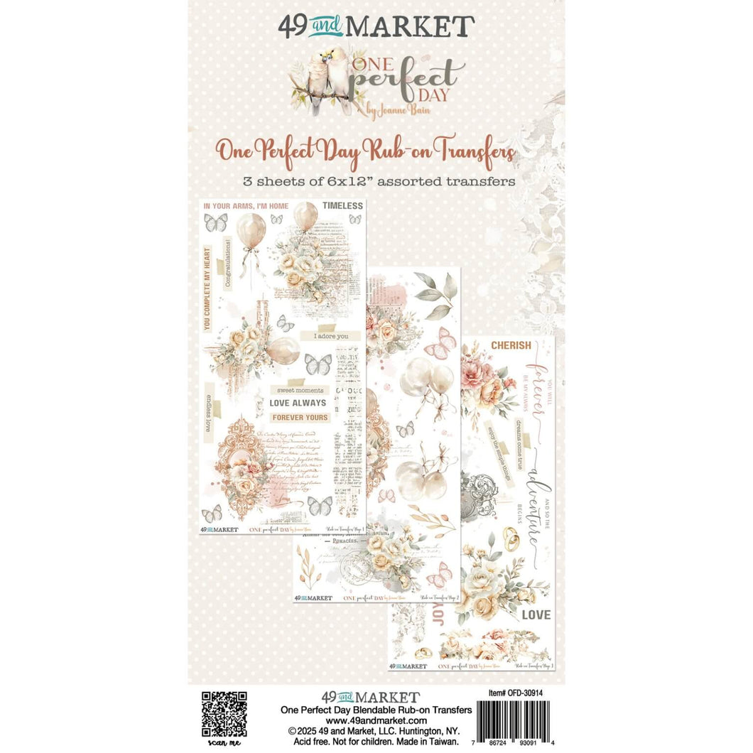 49 & MARKET ONE PERFECT DAY RUB-ON TRANSFERS 30914