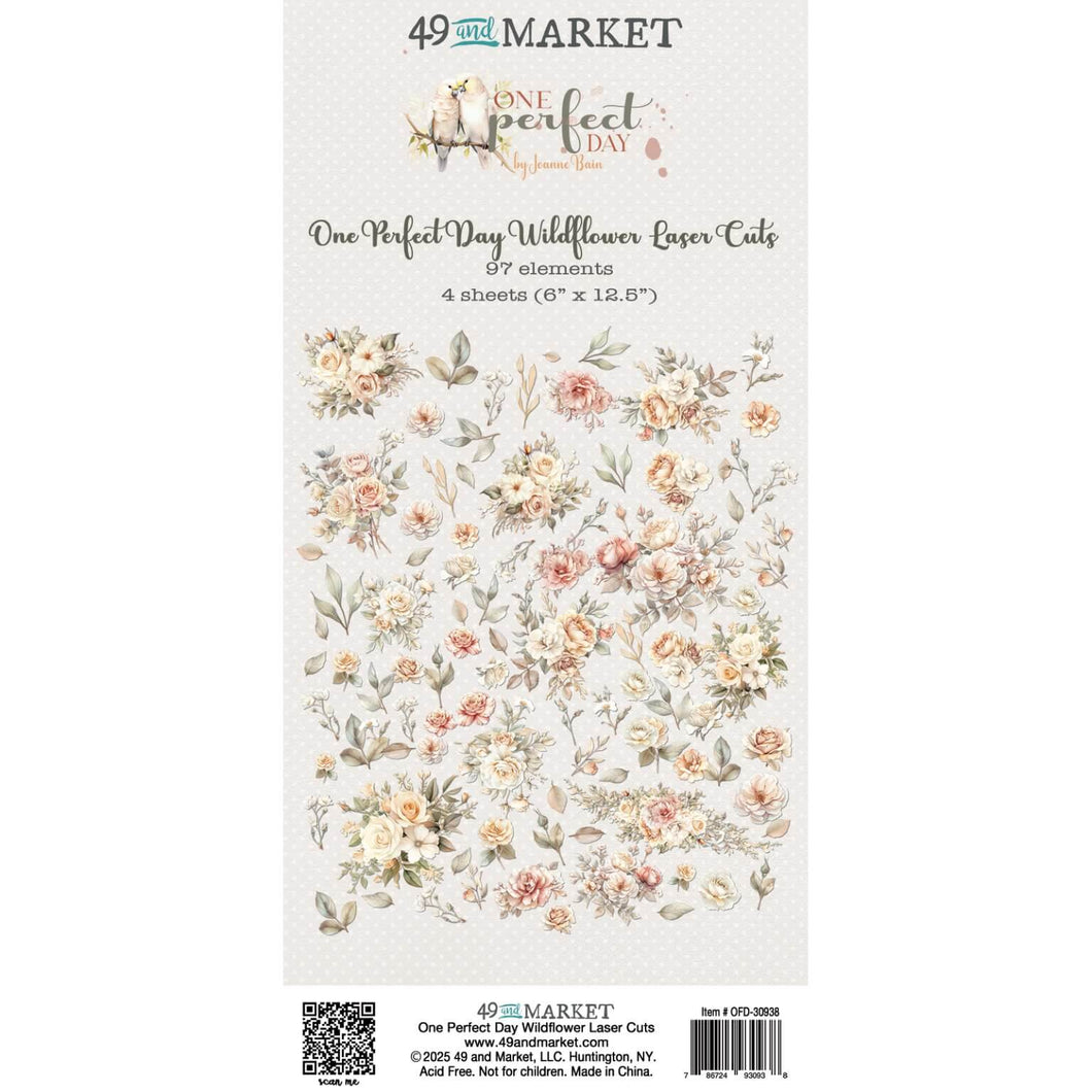 49 & MARKET ONE PERFECT DAY LASER CUT WILDFLOWERS 30938